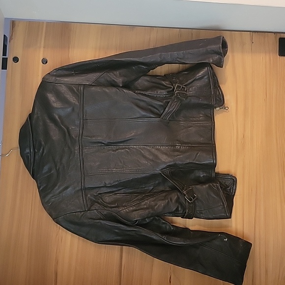 Vintage leather jacket, fully lined size 8 - Picture 6 of 6